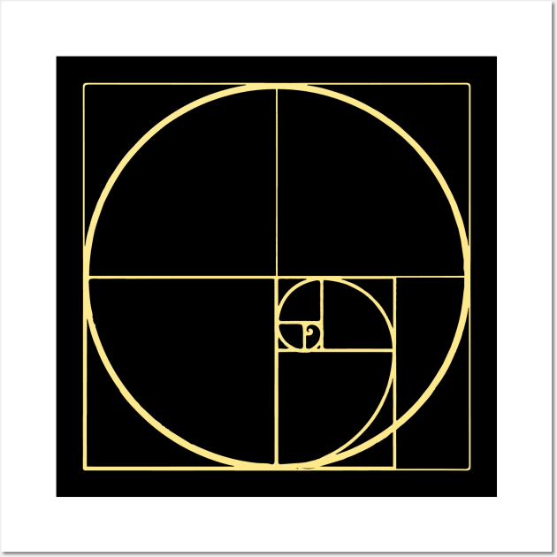 Golden Ratio circle Wall Art by Lamink